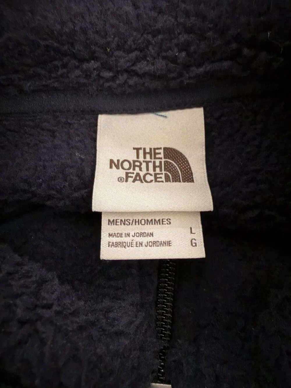 The North Face Gordon Lyons Full Zip Sweater Fleece Jacket Teal Men’s L